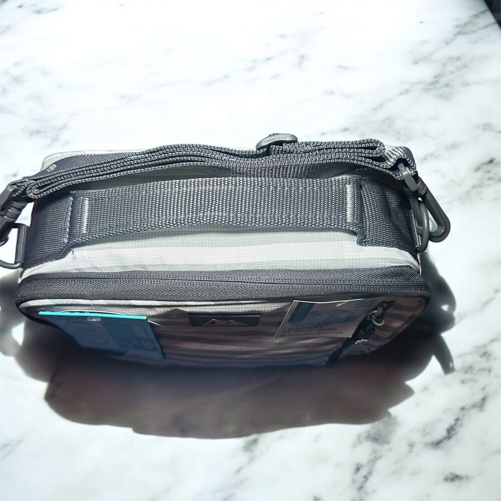 NWT Arctic Zone‎ Gray & White Fridge Cold Lunch Travel Bag - Picture 5 of 5